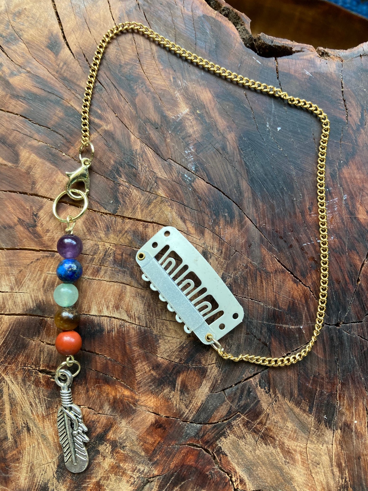 Hair dangle w/ bracket for changeable charms