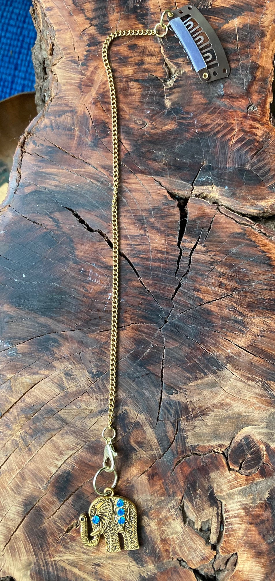 Hair charm dangle w/ single changeable charm